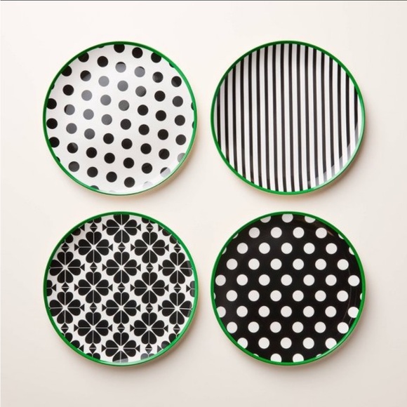 kate spade Other - NWT kate spade new york x Target 4-Piece Melamine Dinner Plate Set